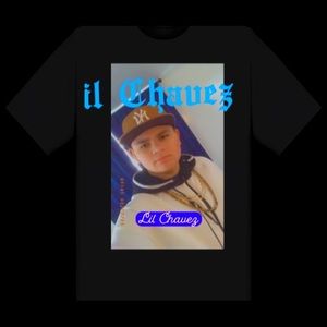 Blue T-Shirt merch Lil Chavez